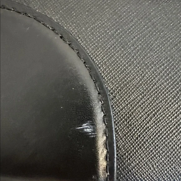 Kate Spade Bon Voyage Luggage Topper  Leather Black NWOT - Picture 7 of 7